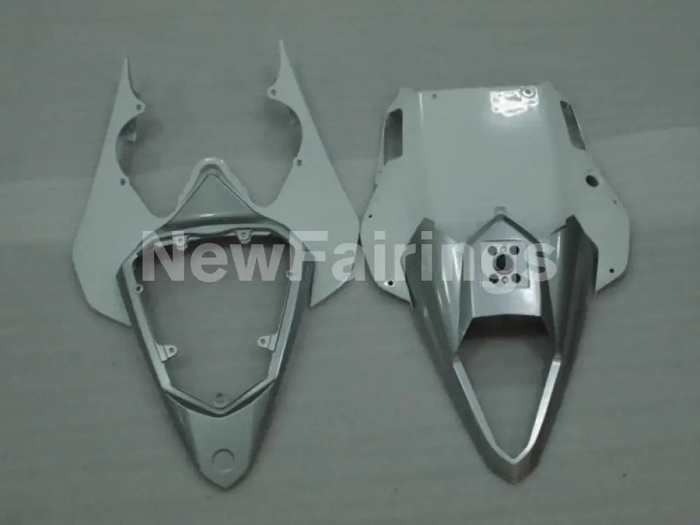 White and Silver Factory Style - YZF-R6 08-16 Fairing Kit Vehicles & Parts > Vehicle Parts & Accessories > Motor