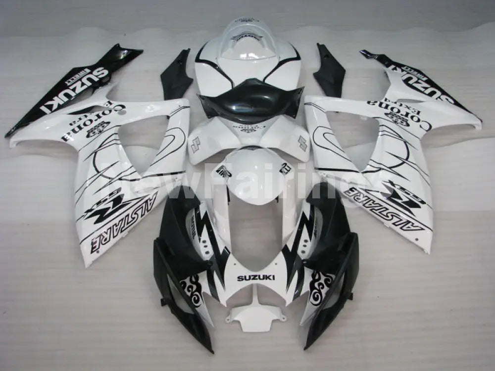 White Black Corona - GSX-R600 06-07 Fairing Kit - Vehicles
