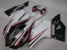 Load image into Gallery viewer, White and Black Factory Style - Ducati 1199 Panigale 12-14 Fairing Kit