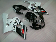 Charger l'image dans la galerie, White and Black Factory Style - GSX-R600 04-05 Fairing Kit -