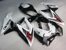Charger l'image dans la galerie, White and Black Factory Style - GSX-R750 08-10 Fairing Kit