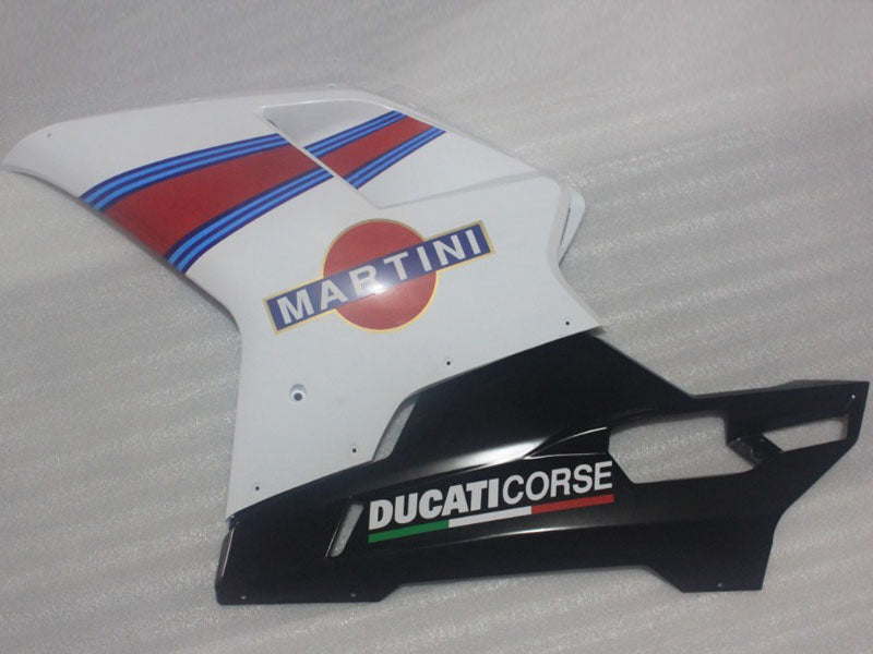 White and Black MARTINI - Ducati 848/1098/1198 07-11 Fairing Kit