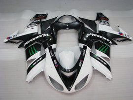 White and Black Monster - NINJA ZX-10R 06-07 Fairing Kit