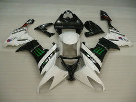 White and Black Monster - NINJA ZX-10R 08-10 Fairing Kit