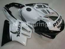 Charger l&#39;image dans la galerie, White and Black Repsol - CBR600 F3 97-98 Fairing Kit -