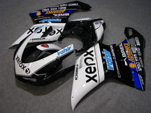 Load image into Gallery viewer, White and Black Xerox - Ducati 848/1098/1198 07-11 Fairing Kit