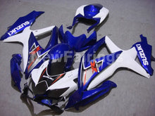 Charger l'image dans la galerie, White and Blue Factory Style - GSX-R600 08-10 Fairing Kit