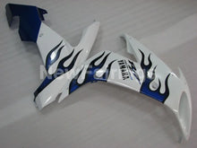 Charger l'image dans la galerie, White and Blue Flame - YZF-R1 04-06 Fairing Kit - Vehicles