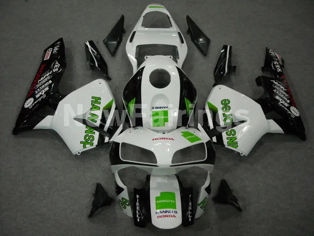 White and Blue HANN Spree - CBR600RR 03-04 Fairing Kit -