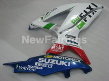 Load image into Gallery viewer, White and Blue Red MOTOREX - GSX-R600 08-10 Fairing Kit