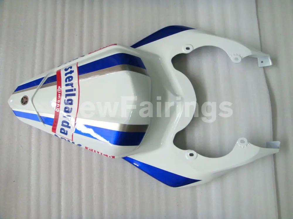 White and Blue Sterilgarda - YZF-R6 06-07 Fairing Kit Vehicles & Parts > Vehicle Parts & Accessories > Motor Vehicle