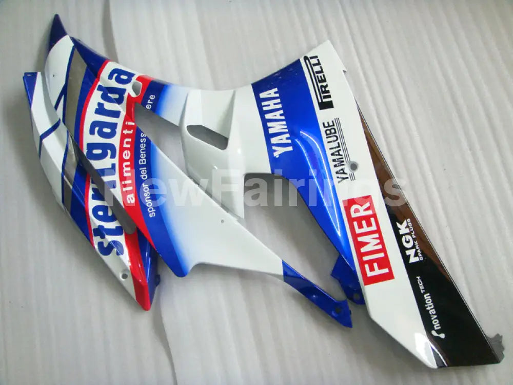 White and Blue Sterilgarda - YZF-R6 06-07 Fairing Kit Vehicles & Parts > Vehicle Parts & Accessories > Motor Vehicle