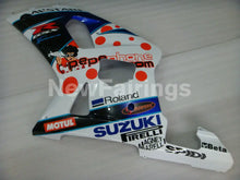 Charger l'image dans la galerie, White and Blue Yellow Dark Dog - GSX-R600 01-03 Fairing Kit