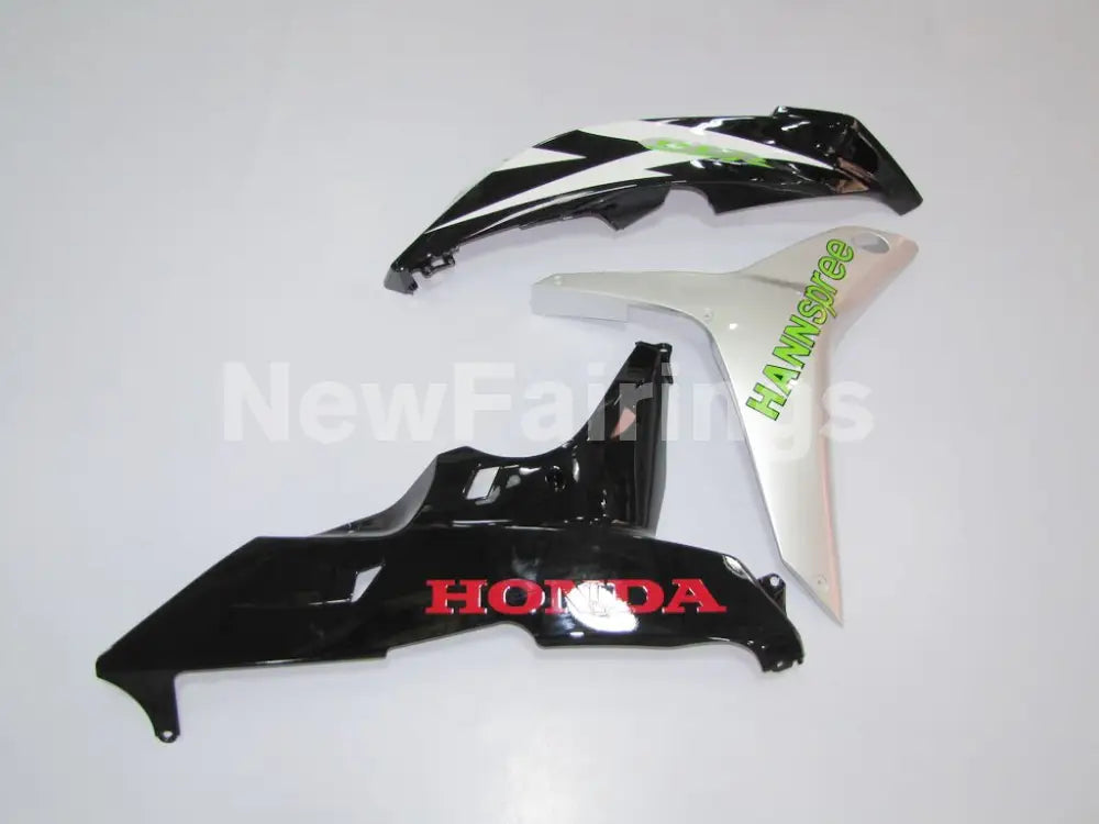 White and Green Black Factory Style - CBR600RR 07-08 Fairing