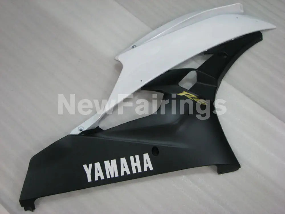 White Matte Black Factory Style - YZF-R6 06-07 Fairing Kit Vehicles & Parts > Vehicle Parts & Accessories > Motor