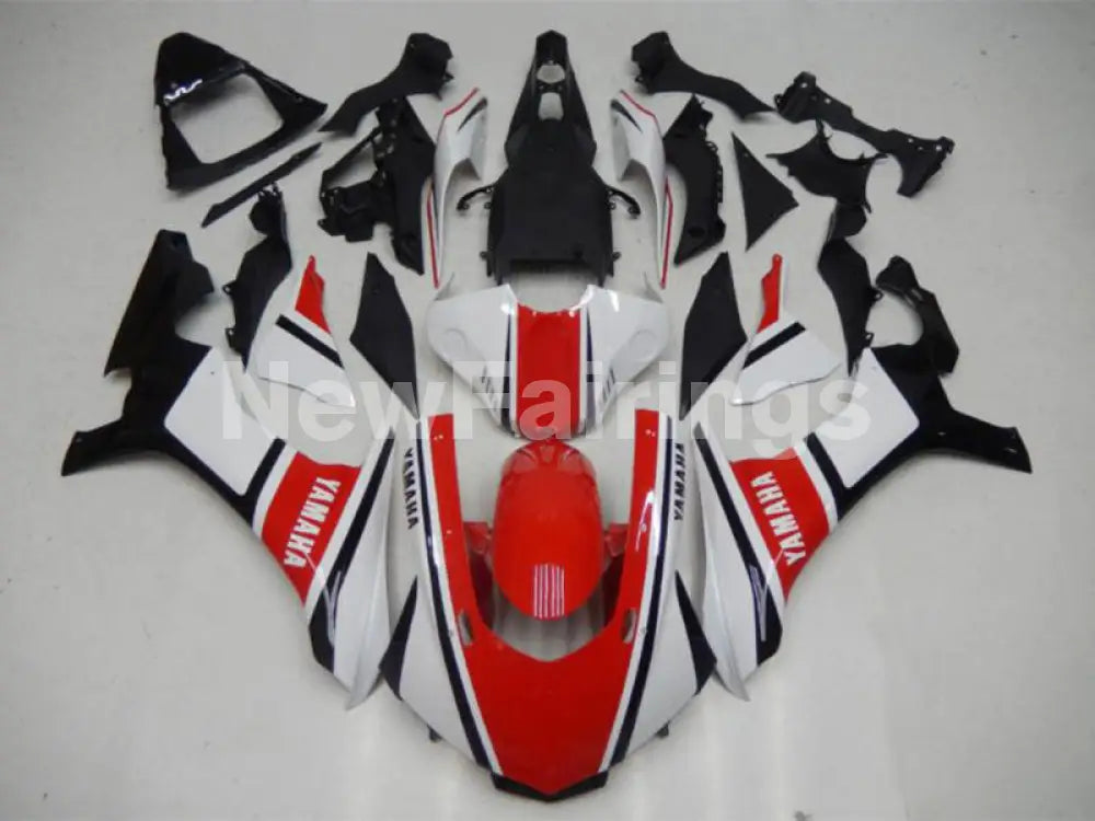White and Red Black Factory Style - YZF-R1 15-19 Fairing Kit Vehicles & Parts > Vehicle Parts & Accessories > Motor