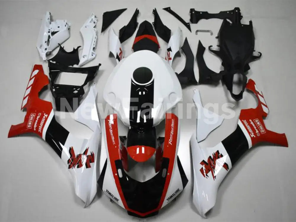 White Red Black Factory Style - YZF-R1 15-19 Fairing Kit Vehicles & Parts > Vehicle Parts & Accessories > Motor Vehicle