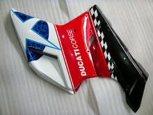 Load image into Gallery viewer, White and Red Black Star - Ducati 848/1098/1198 07-11 Fairing Kit