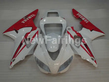 Charger l'image dans la galerie, White and Red Factory Style - YZF-R1 98-99 Fairing Kit