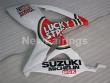 Charger l'image dans la galerie, White and Red Lucky Strike - GSX-R600 06-07 Fairing Kit -