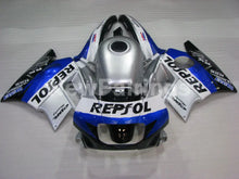 Charger l&#39;image dans la galerie, White and Silver Blue Repsol - CBR600 F2 91-94 Fairing Kit -