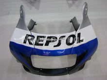 Charger l&#39;image dans la galerie, White and Silver Blue Repsol - CBR600 F2 91-94 Fairing Kit -