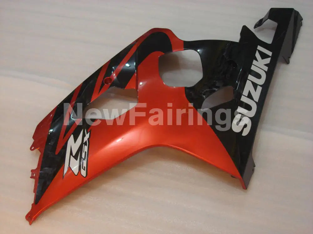 Wine Red and Black Factory Style - GSX-R600 04-05 Fairing Kit