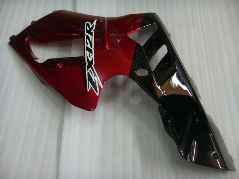 Wine Red and Black Factory Style - NINJA ZX-12R 02-04 Fairing Kit