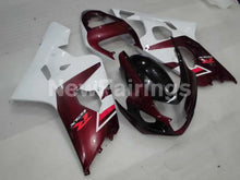 Charger l'image dans la galerie, Wine Red and White Factory Style - GSX-R600 04-05 Fairing