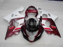 Charger l'image dans la galerie, Wine Red and White Factory Style - GSX-R600 04-05 Fairing