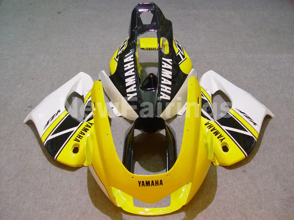 Yellow and Black White Factory Style - YZF1000R Thunderace 96-05 Fairing Kit Vehicles & Parts > Vehicle Parts &