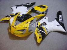 Charger l&#39;image dans la galerie, Yellow and White Black Factory Style - YZF-R1 98-99 Fairing