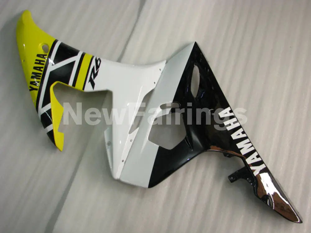 Yellow and White Black Factory Style - YZF-R6 03-04 Fairing Kit Vehicles & Parts > Vehicle Parts & Accessories > Motor