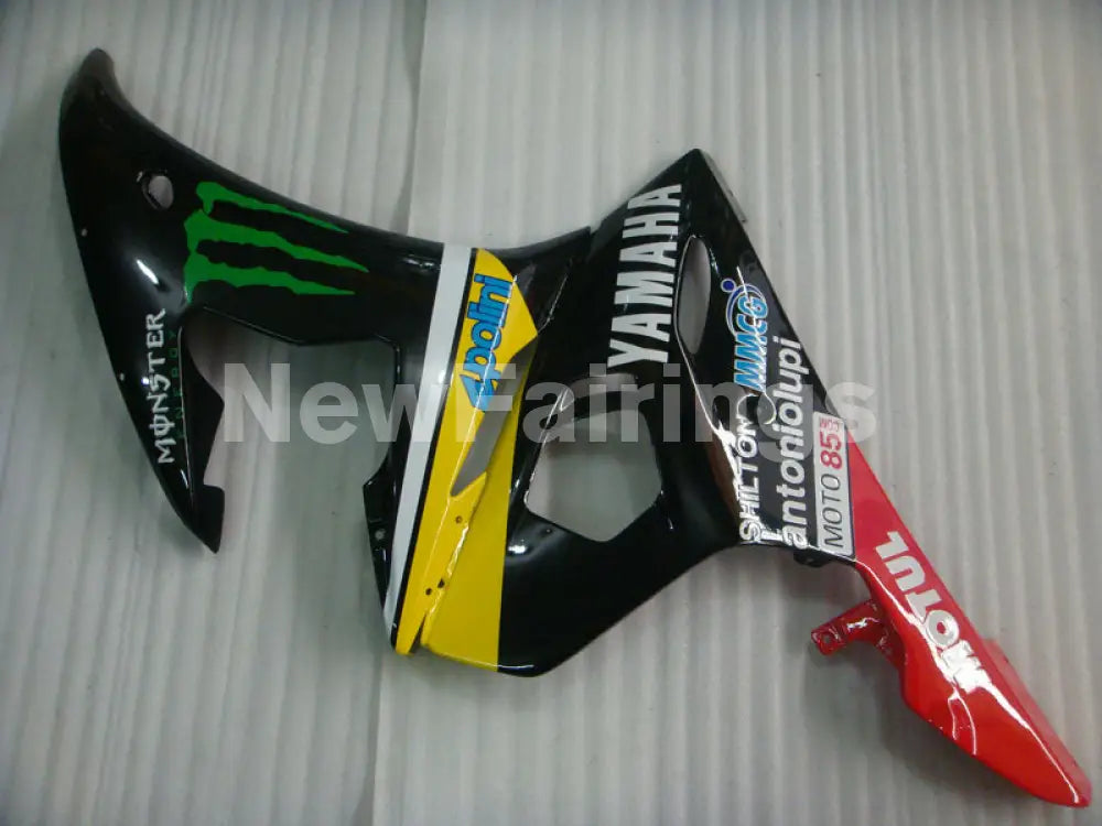 Yellow and Black Monster - YZF-R6 03-04 Fairing Kit Vehicles & Parts > Vehicle Parts & Accessories > Motor Vehicle