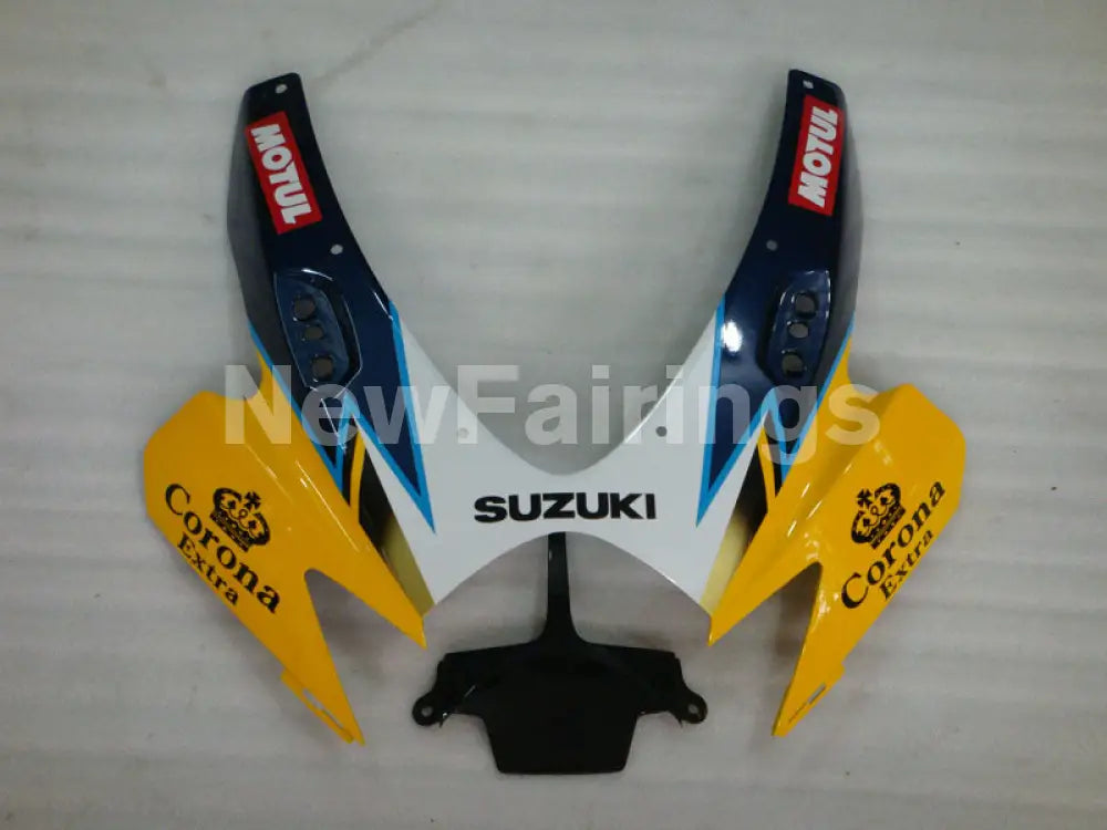 Yellow Blue and White Corona - GSX-R600 06-07 Fairing Kit