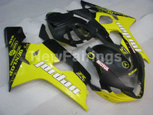 Charger l'image dans la galerie, Yellow and Matte Black Jordan - GSX-R600 04-05 Fairing Kit -