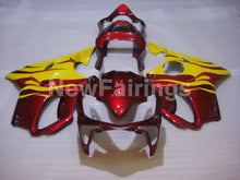 Charger l'image dans la galerie, Yellow and Wine Red Flame - CBR600 F4i 01-03 Fairing Kit -