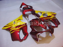 Charger l'image dans la galerie, Yellow and Wine Red Flame - CBR600 F4i 01-03 Fairing Kit -